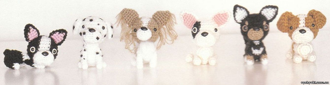 Ami Ami Dogs 2 Вязаные игрушки собаки