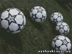 Схема для вышивки крестиком "Футбольные мячи" 